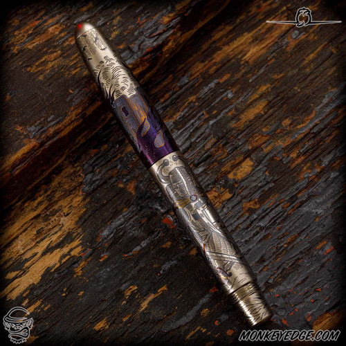 Dmitry Streltsov Pen: Ace Knight - Titanium Engraved (DSP0450-MQ240)