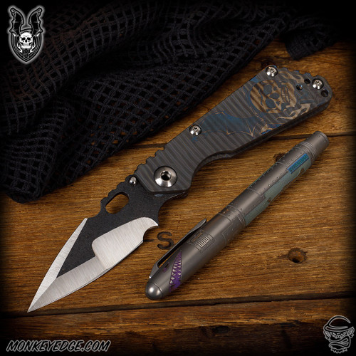 Mick Strider Custom: SnG Spearpoint Nightmare Grind - Black Magma/Flamed