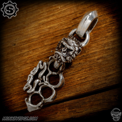 Starlingear Pendant: The Boss Chimp w/Reaper Knuckles - Silver