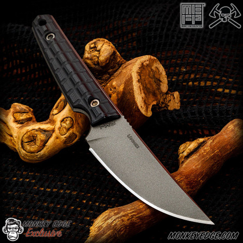 RMJ Tactical Fixed Blade: Unmei - Tungsten Monkey Edge FRAG Pattern (RMJ0546-MW1052)
