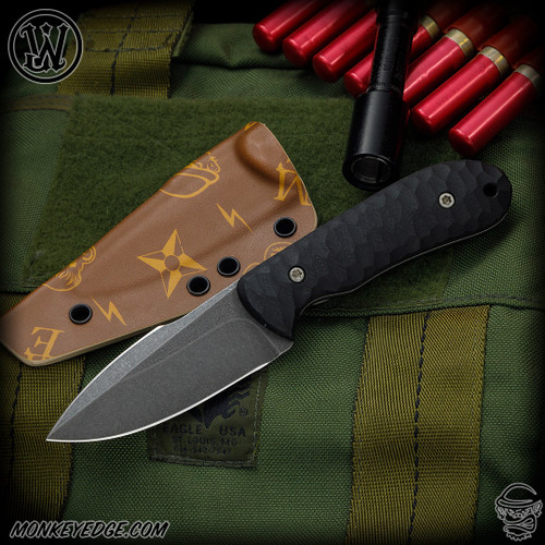 Joe Watson GSG - Acid Stonewashed/Sculpted G10 w/Top Edge Monkey Edge Exclusive