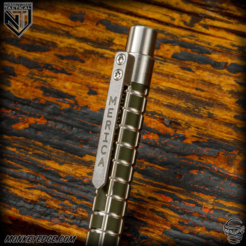 Nottingham Tactical: Machined Pocket Clip Kit - Two Tone Anodized MERICA