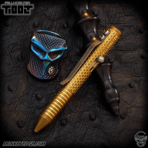 Fellhoelter TiNyBolt - Brass Tumbled Baby Dragon w/Rings