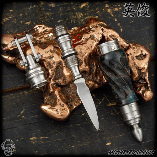 Hidetoshi Nakayama Pendant Blade w/Spiral Wood Sheath