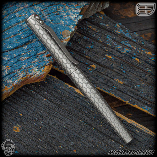 Fellhoelter Mark 22 Charpie - Titanium Two Tone Tumbled Dragon w/Grooved Tip