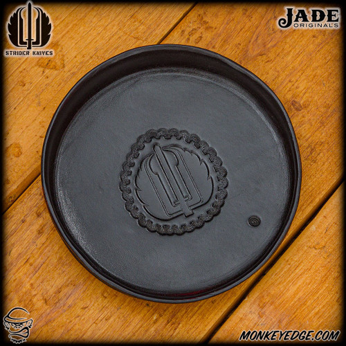 Jade Originals Valet Tray - Small Round - Strider Knives Logo