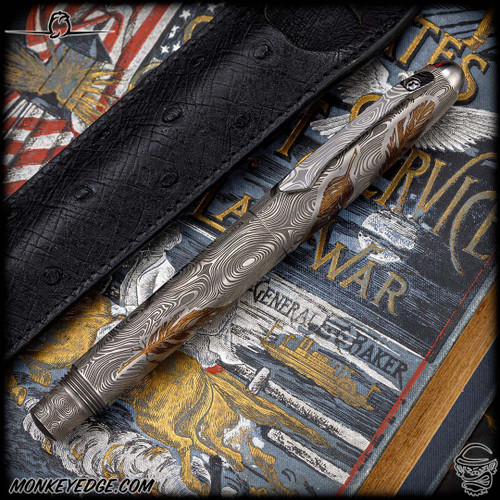 Dmitry Streltsov Pen: Ace Fountain - Titanium Scribe Engraved