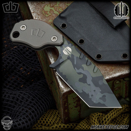 Blackside Customs: Strider SLCC Tanto - Black Multicam/Titanium