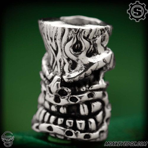 Starlingear Bead: Thug Tiki - Silver