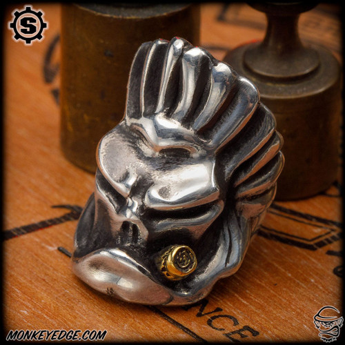 Starlingear Bead: The Native - Silver w/Cigar