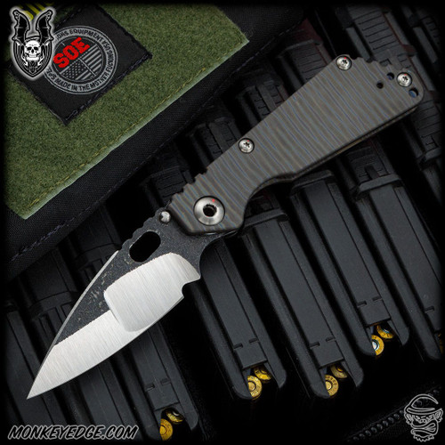 Mick Strider Custom: SnG Spearpoint Nightmare Trisula Grind - Black Magma/Flamed (MSC0427)