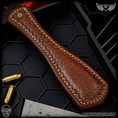Chattanooga Leather Works: RMJ Tactical SES Sap - Brown/Green Embossed