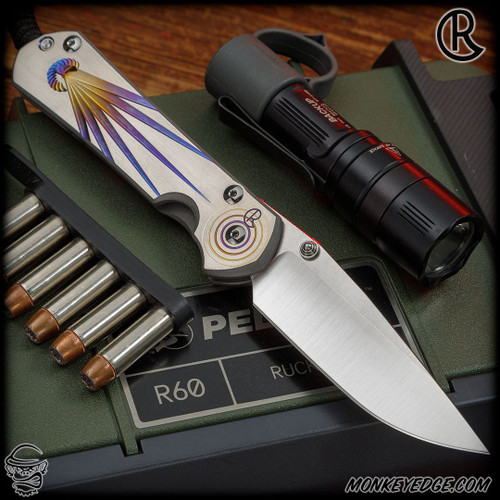 Chris Reeve Knives Folder: Sebenza 31 Large - Unique Graphic Left Handed (CRK0499)