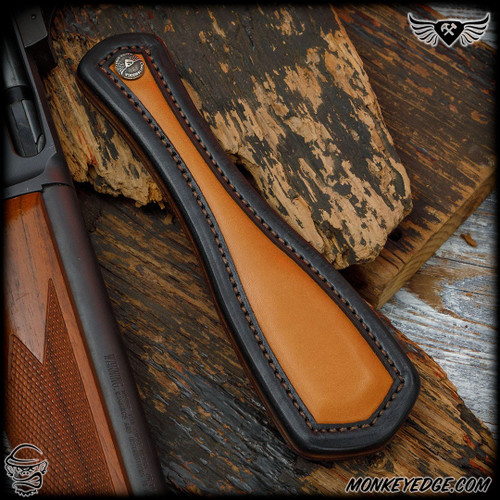 Chattanooga Leather Works: RMJ Tactical SES Sap - Black/Saddle Tan Inlay