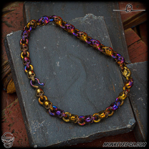 Dmitry Streltsov Bracelet: Lucky Small - Titanium Two Tone Flamed