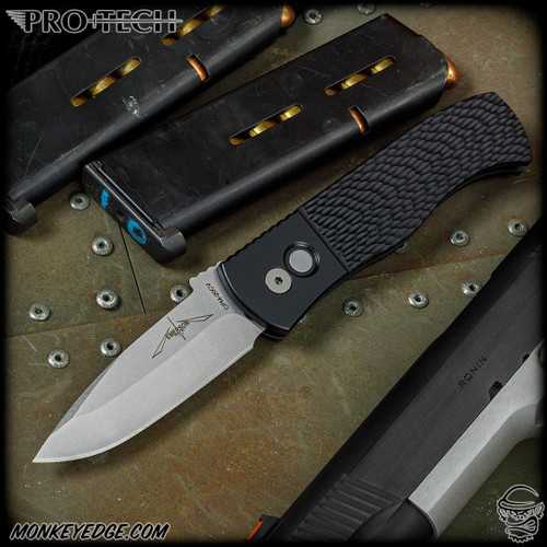 Monkey Edge - Pro-Tech Knives: CQC-7 Auto Spearpoint - Stonewashed