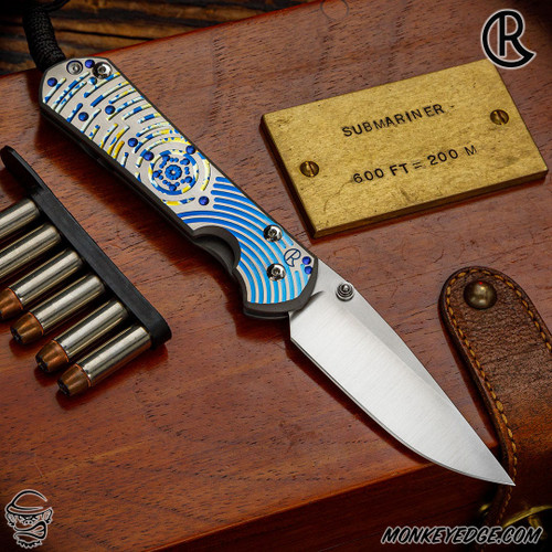 Chris Reeve Knives Folder: Sebenza 31 Large - Unique Graphic Left Handed (CRK0503)