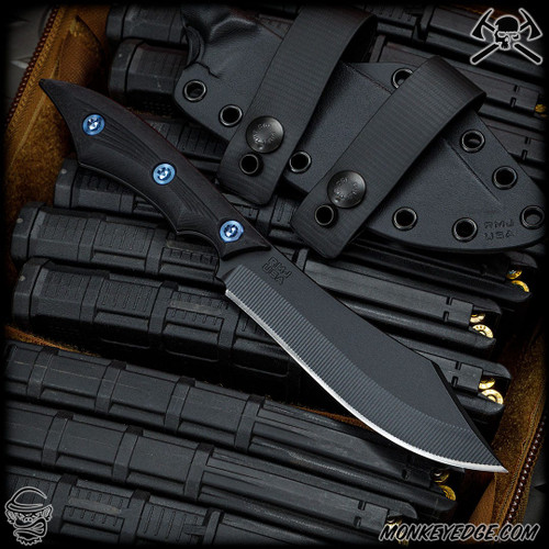 RMJ Tactical Fixed Blade: Ratatosk - Blackout/Micarta