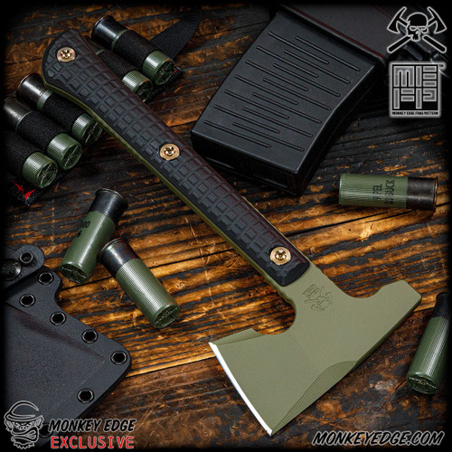 RMJ Tactical Tomahawk: Jenny Wren Hammer Poll - Sniper Green Monkey Edge FRAG Pattern