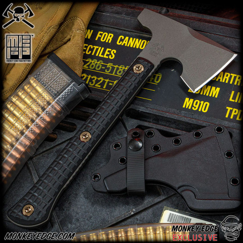 RMJ Tactical Tomahawk: Jenny Wren Hammer Poll - Tungsten Monkey Edge FRAG Pattern