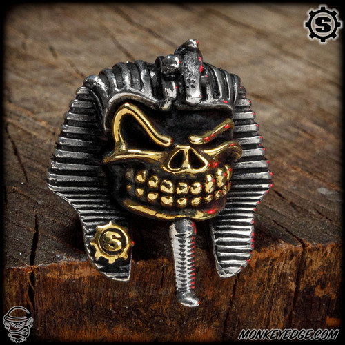 Starlingear Bead: Slickster Tut - Brass/Silver