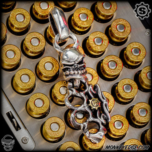 Starlingear Pendant: Bruiser w/Reaper Knuckles - Silver/Brass