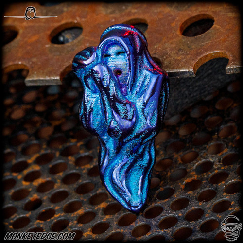 Dmitry Streltsov Bead: Ghost - Titanium Blue/Purple