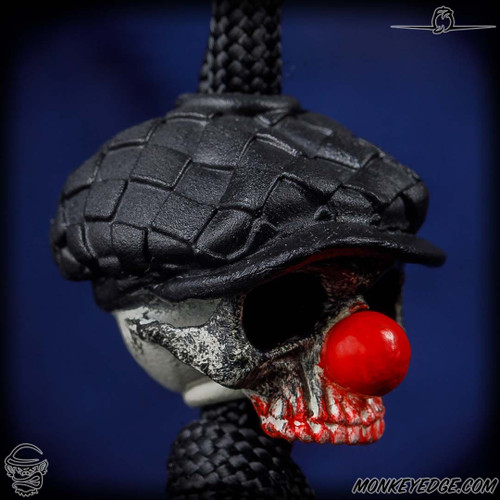 Dmitry Streltsov Bead: Lucky Clown - Silver/Cerakote