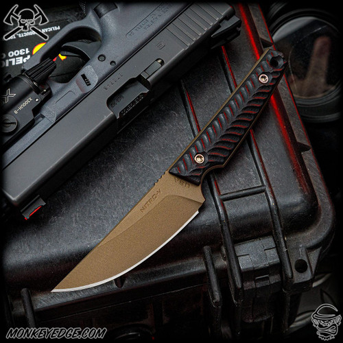 RMJ Tactical Fixed Blade: Unmei - Midnight Bronze/Black