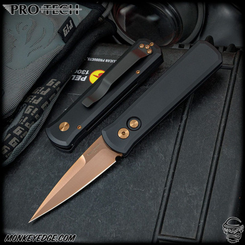 Pro-Tech Knives: Godson - Rose Gold/Black