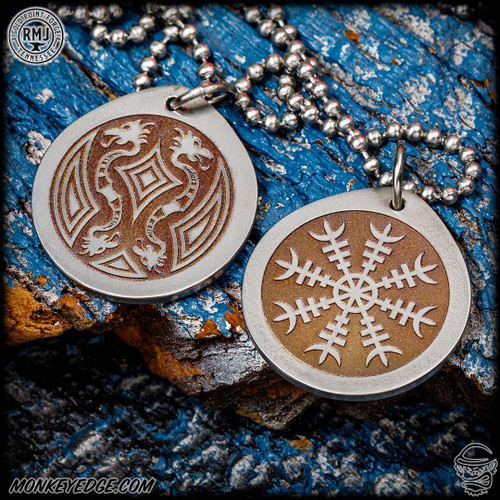 RMJ Tactical: Gold Point Pendant Valhalla - Titanium
