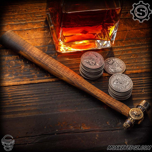 Starlingear Ryk Maverick Custom Mini Ball Peen Hammer - Brass/Copper Slickster