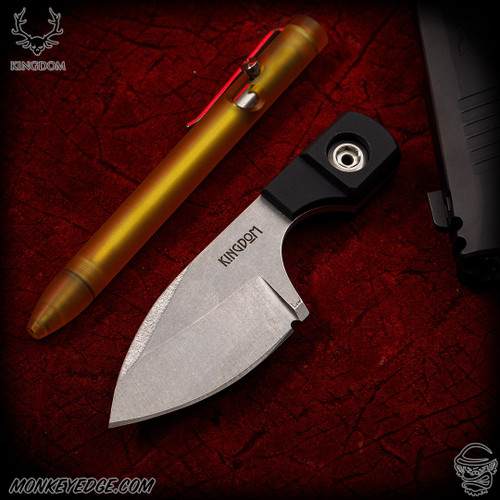 Kingdom Armory Custom Jiblet - Stonewashed/Black G10