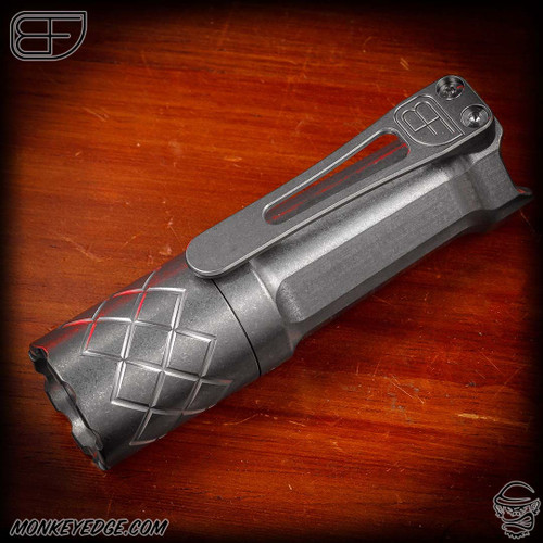 Fellhoelter FTD Flashlight: Titanium Tumbled Diamond
