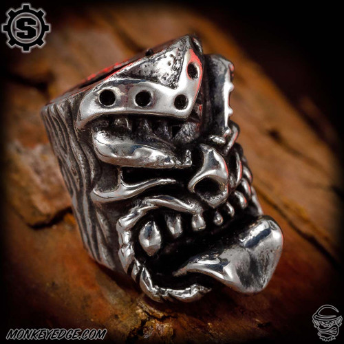 Starlingear Bead: Maori Tiki - Silver