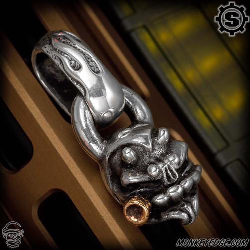 Starlingear Pendant: Ming w/Flame bale - Silver/Copper