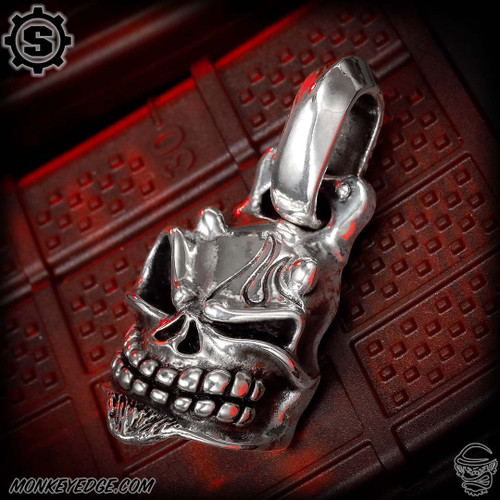 Starlingear Pendant: Devil Slickster Full Face - Silver
