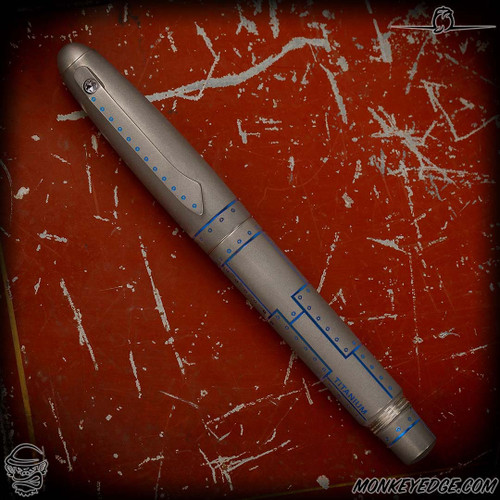 Dmitry Streltsov Pen: Ace - Titanium Matte/Blue