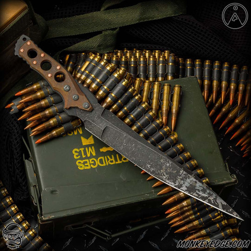 TAS Knives Fixed Blade: Nazgul - Acid Etched/Titanium (TSK0008)