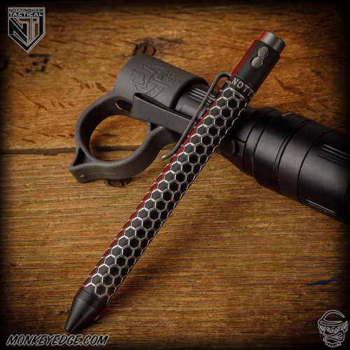 Nottingham Tactical Pen: Standard - Titanium Two Tone - Killer Beez - Double Lock