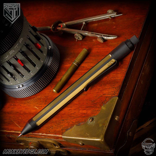 Nottingham Tactical Pencil: Leadslinger - Brass Two Tone - Old School - 0.7mm