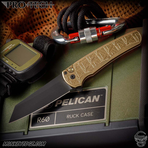 Pro-Tech Knives: Malibu Reverse Tanto - Black/AlBronze Nexus
