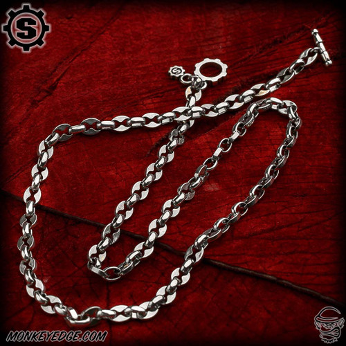 Starlingear Chain: Microline Anchor Link 24 Inch - Silver