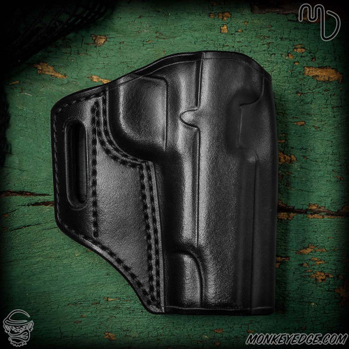 Del Fatti Leather: SLP-NR Holster - 1911 Commander - Black