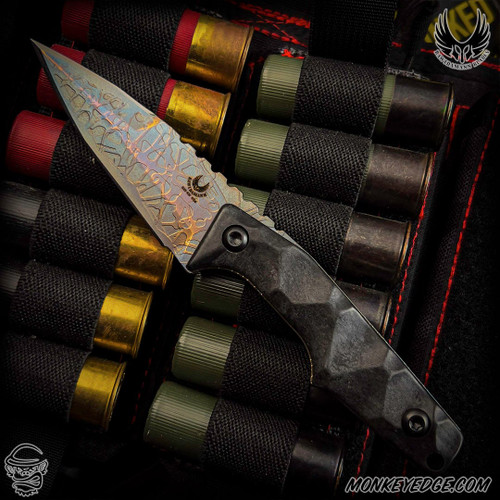 Bawidamann Blades: Muninn Dagger - Acid Etched/Spectral Patina