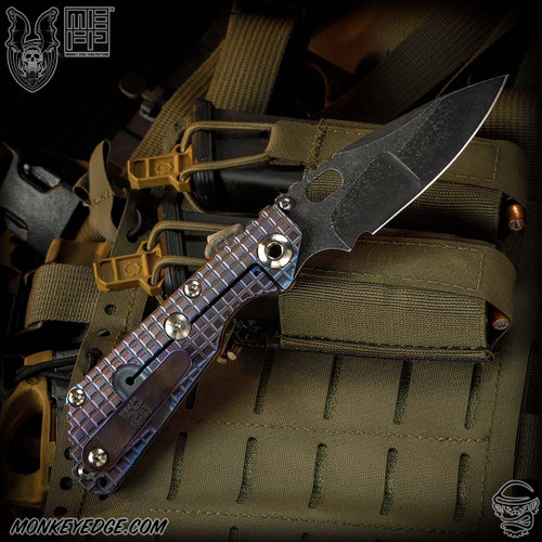 Mick Strider Custom: SnG Spearpoint Nightmare Trisula Grind - Black Magma/Two Tone Monkey Edge FRAG Pattern (MSC0447)