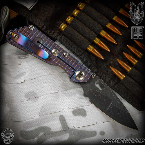 Mick Strider Custom: SnG Spearpoint Nightmare Trisula Grind - Black Magma/Two Tone Monkey Edge FRAG Pattern (MSC0448)