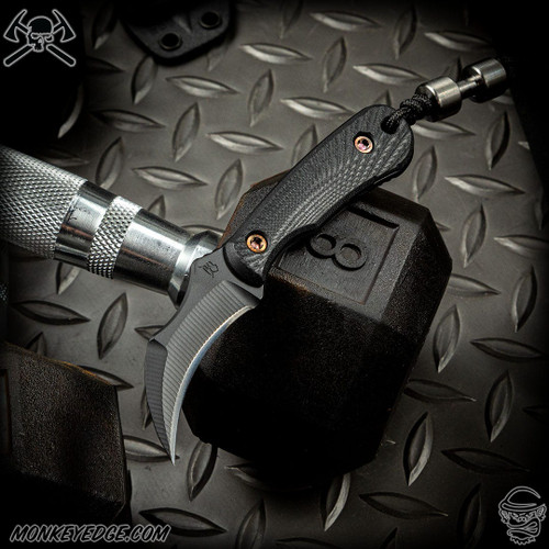 RMJ Tactical Fixed Blade: Gym Rat - Blackout