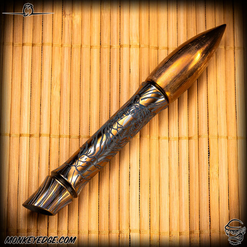 Dmitry Streltsov Pen: Hitori Kaei - Titanium Tiger Engraved