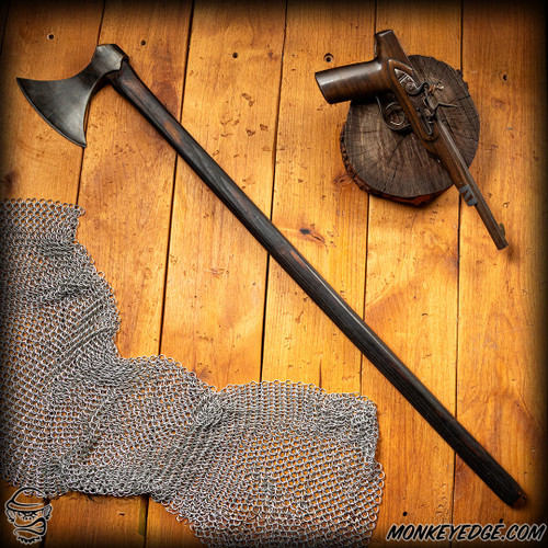 Elmer Roush: Viking Dane Axe w/Filework - Ash